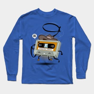 COUNTRY MUSIC TAPE Long Sleeve T-Shirt